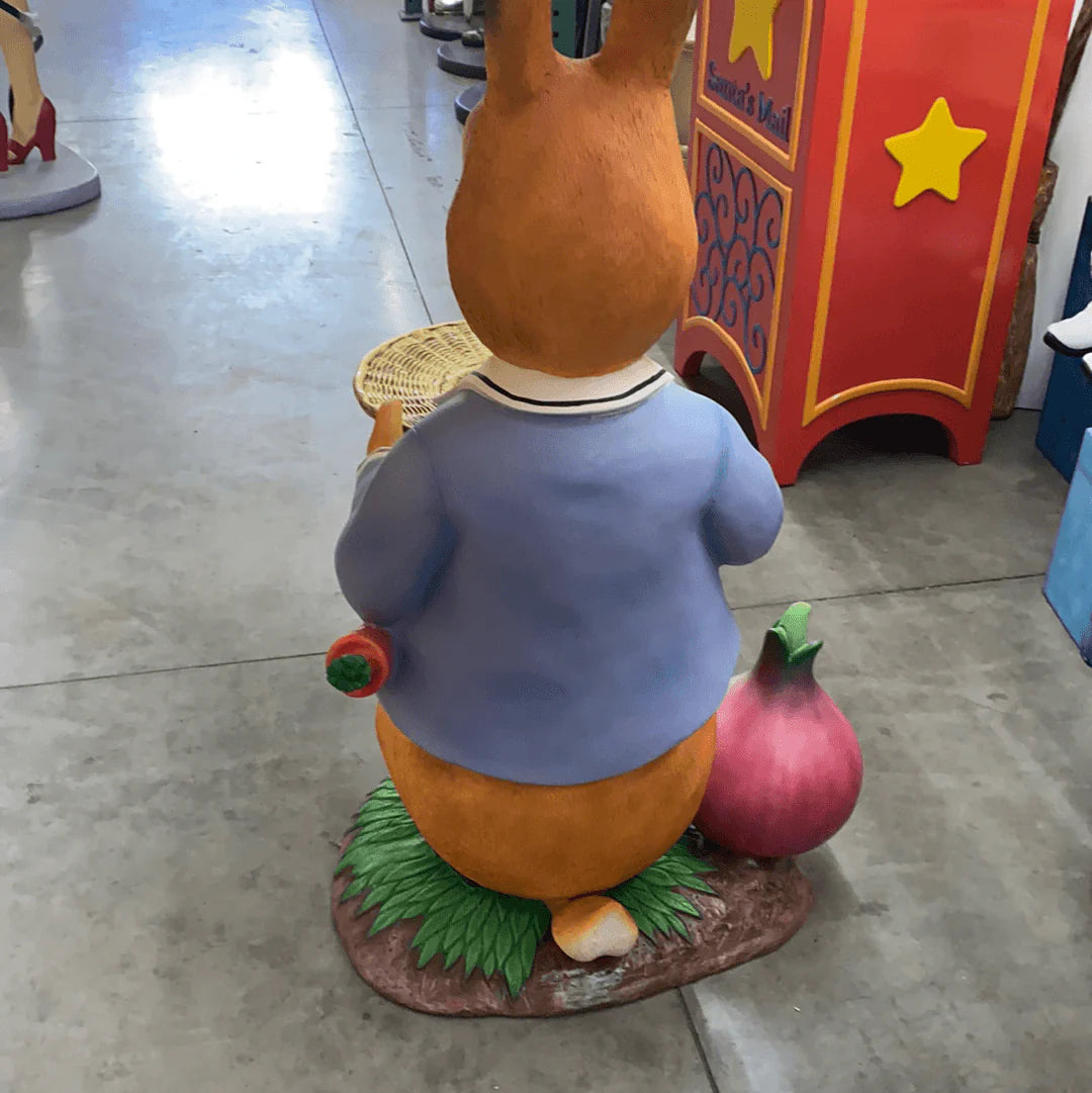 Rabbit With Onion Statue