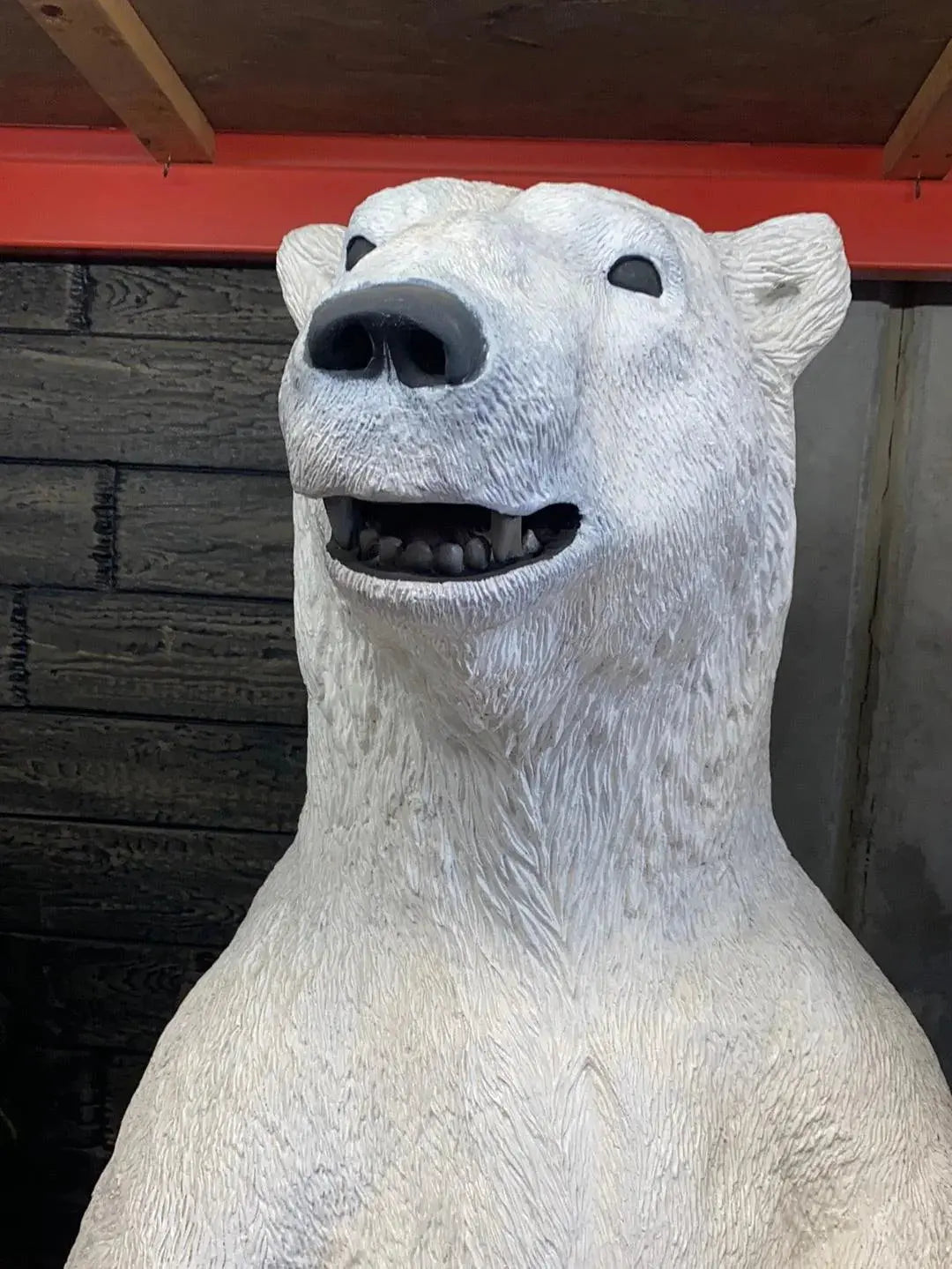 Standing Polar Bear Statue A0696-4002-T