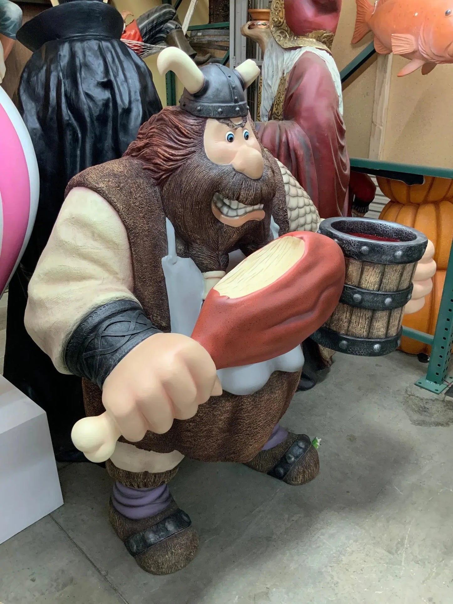 Viking Mangnus Life Size Statue LS287-C114-PT