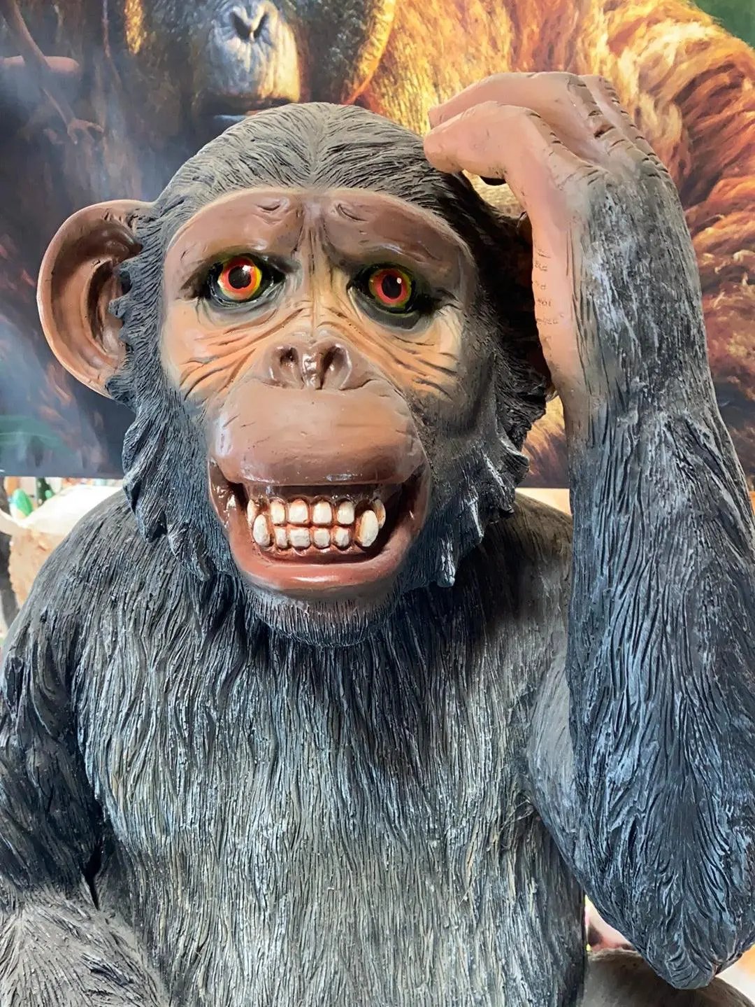 Monkey Max Statue A0721-R255-PT