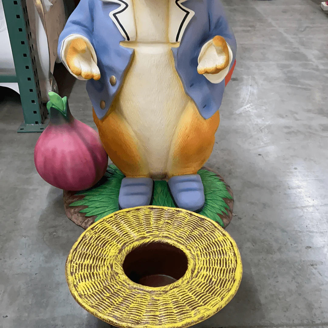 Rabbit With Onion Statue