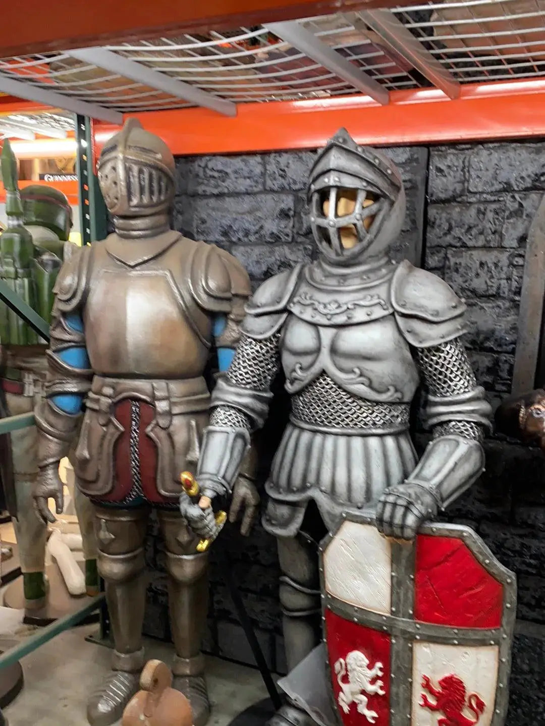 Knight Life Size Mythical Statue LS323-6451-T