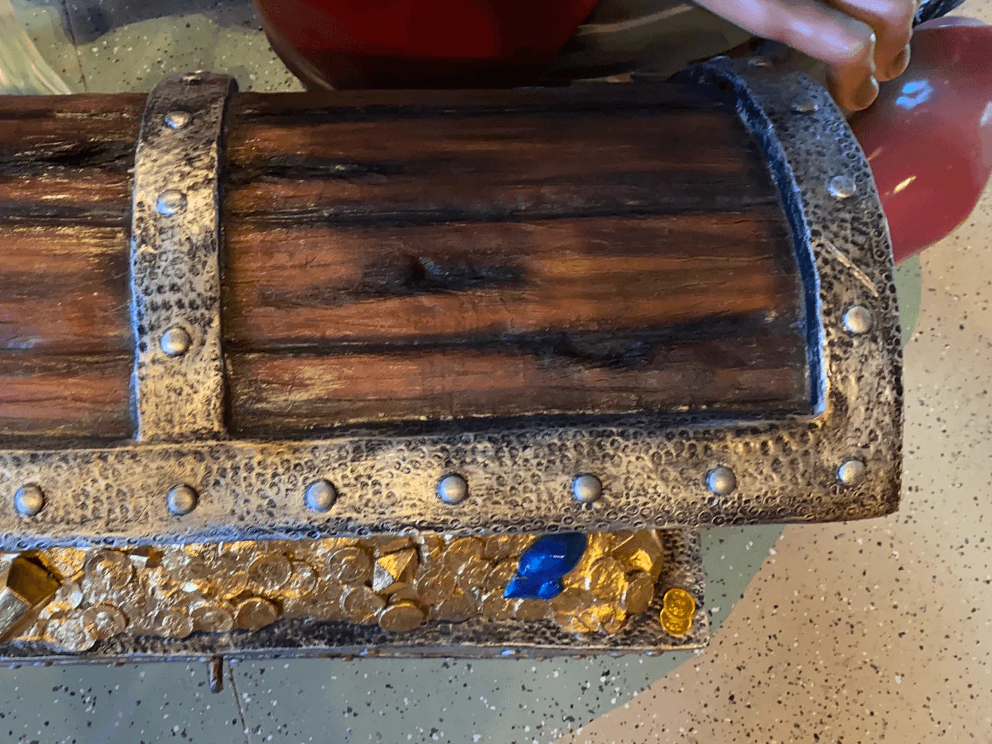 Treasure Chest Life Size Statue