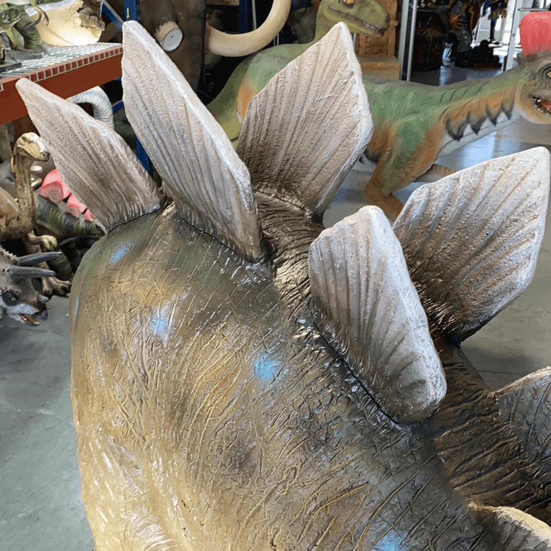 Large Stegosaurus Dinosaur Life Size Statue