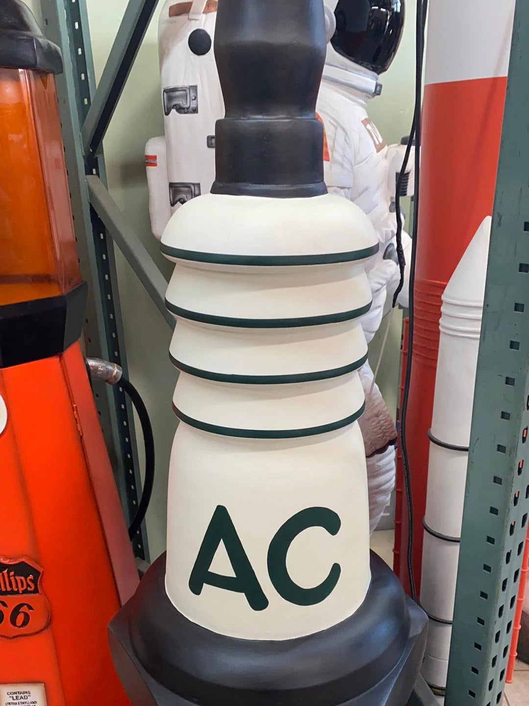 Giant Spark Plug Over Sized Statue