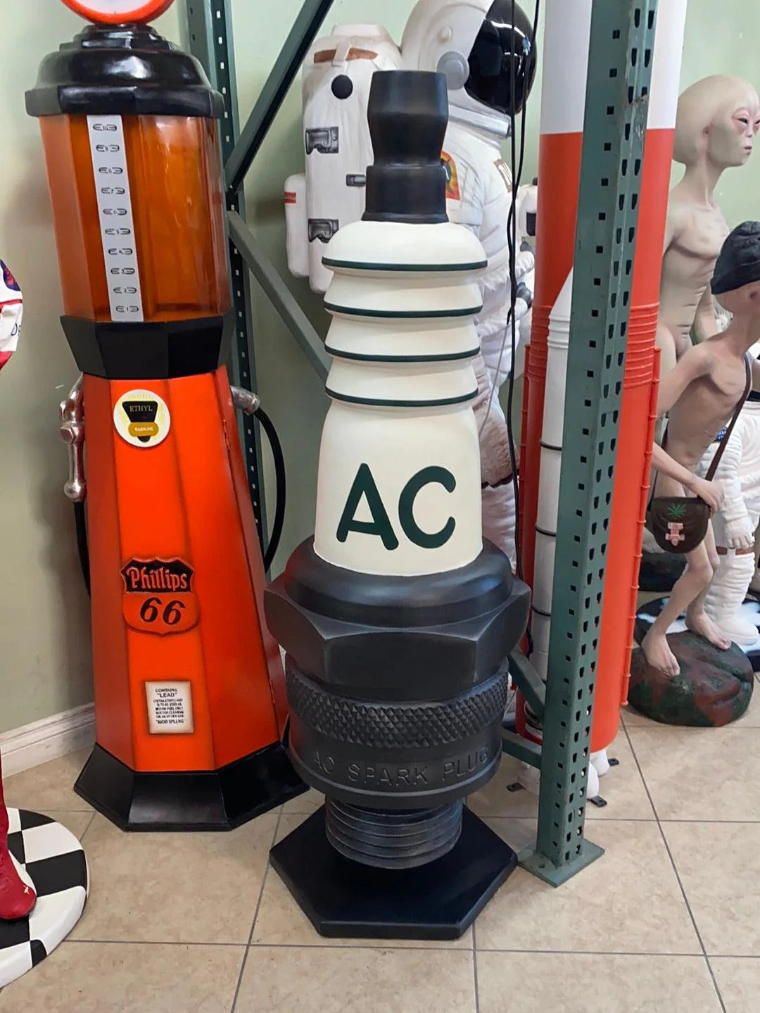 Giant Spark Plug Over Sized Statue