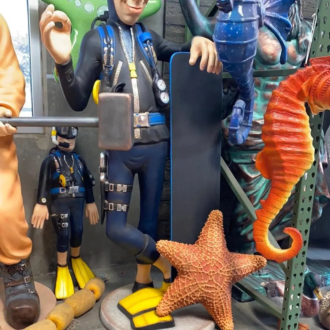 Cushion Starfish Statue A0615-R205-PT