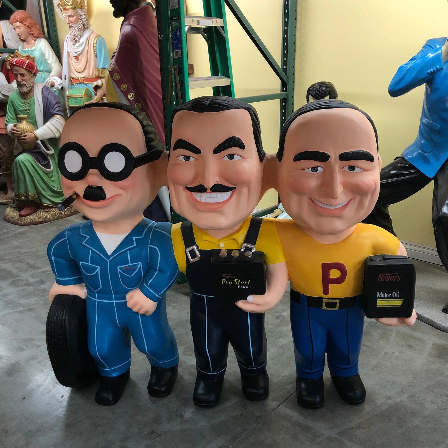 Mechanic Wall Decor Life Size Statue