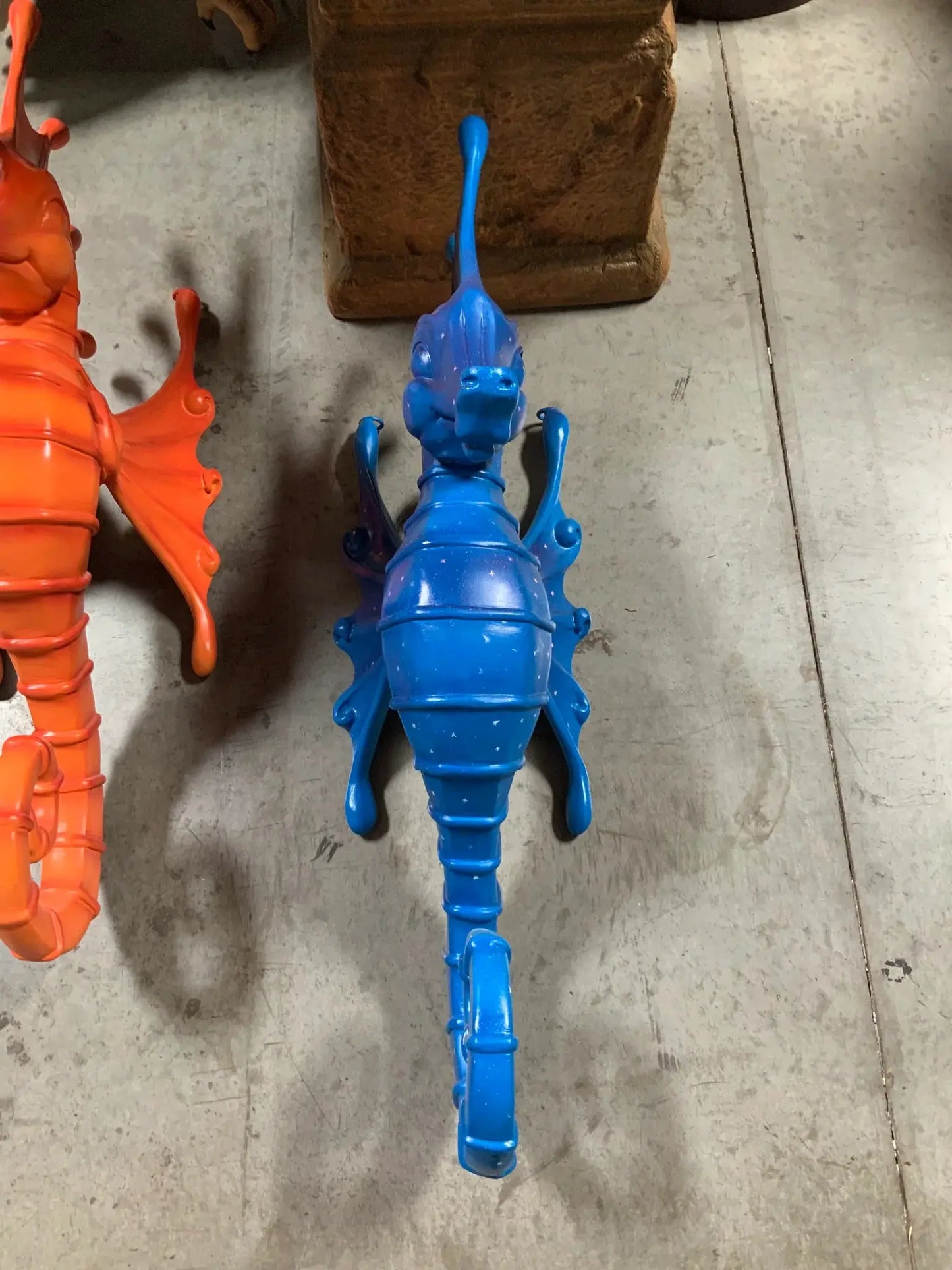 Modern Seahorse Statue A0724O-R191-PT