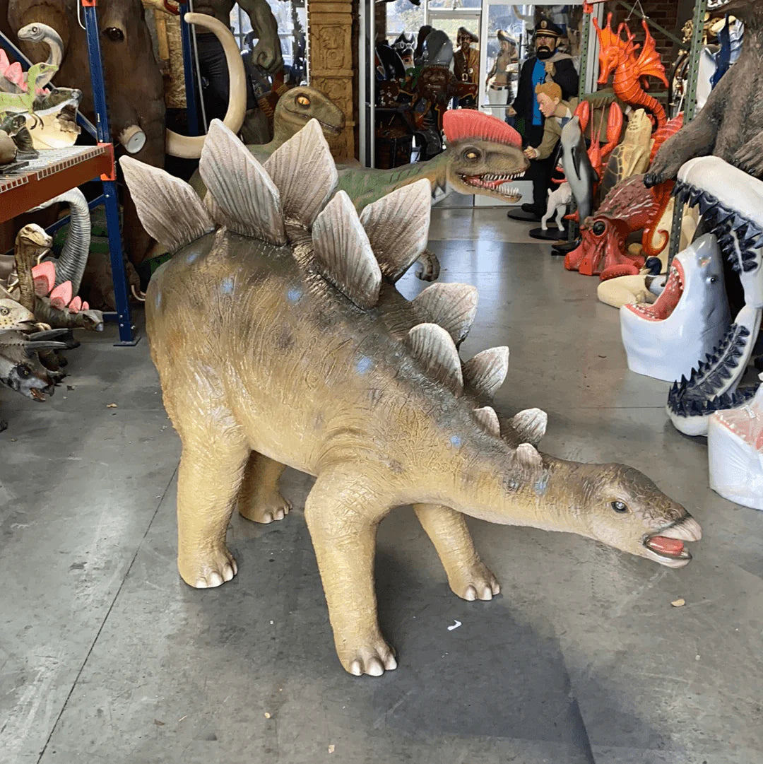 Large Stegosaurus Dinosaur Life Size Statue