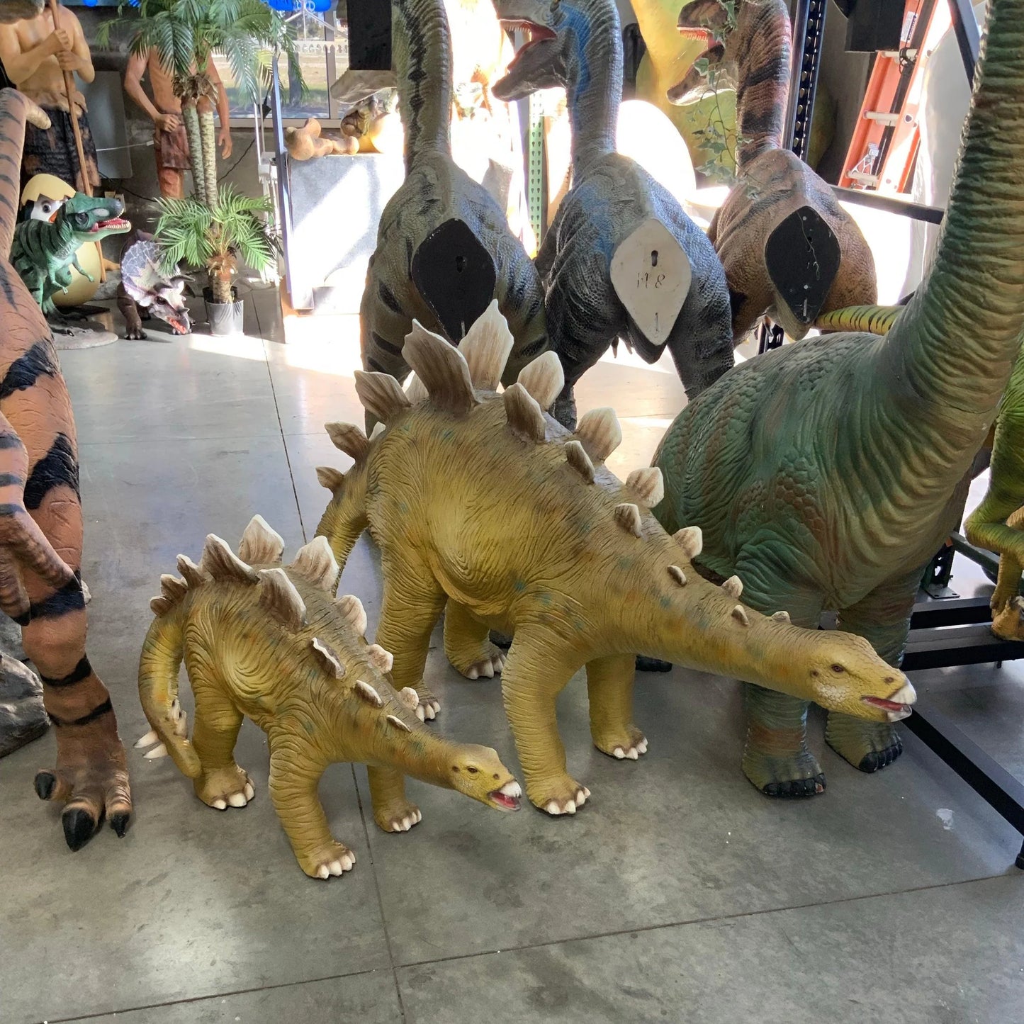Small Stegosaurus Dinosaur Statue