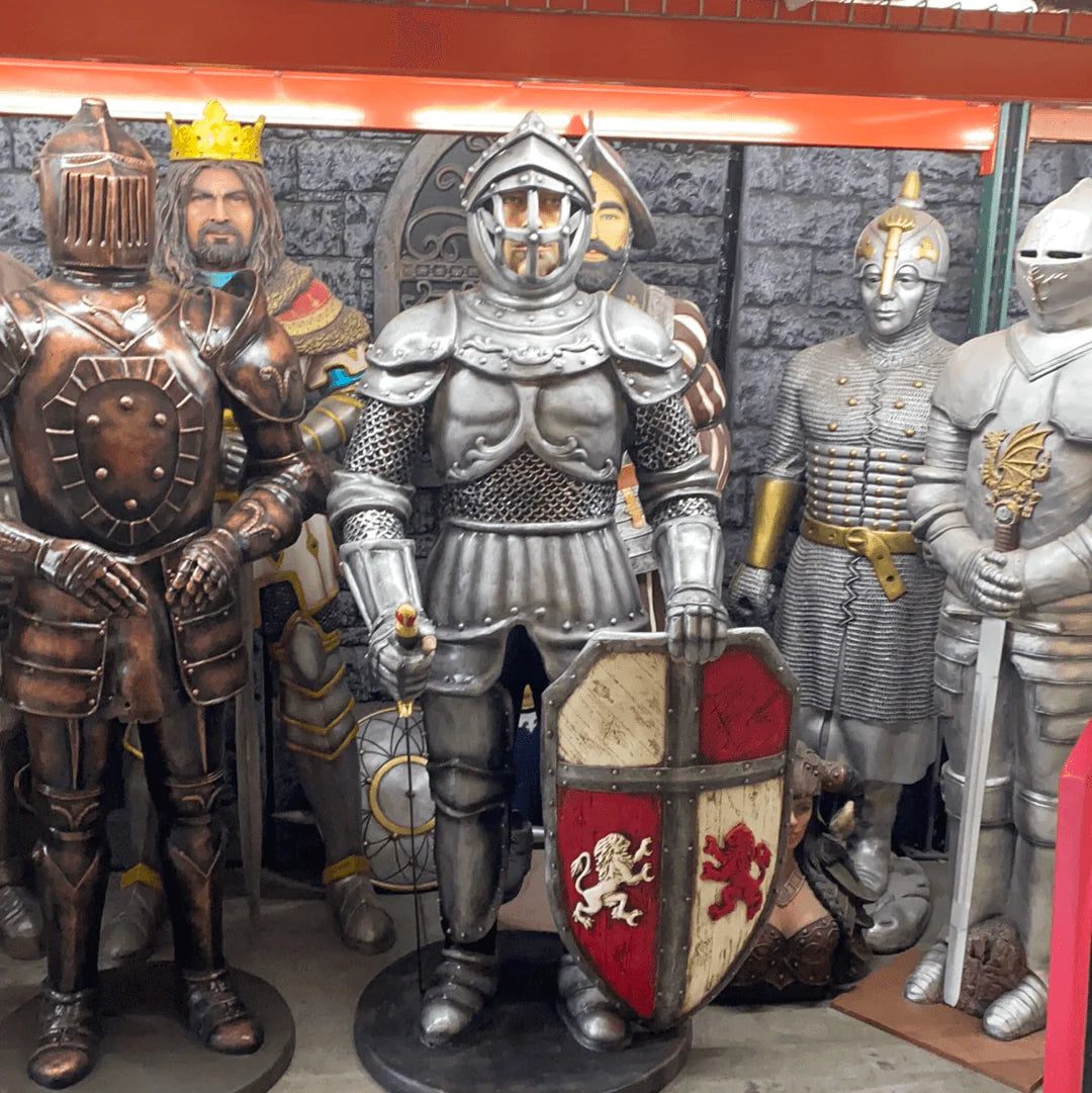 Knight In Armor Life Size Statue