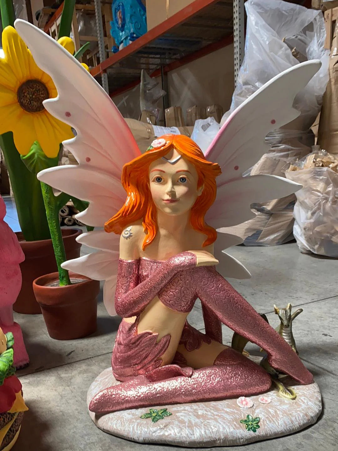 Small Sitting Fairy Statue