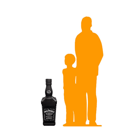 Jack Daniels Bottle Over Sized Statue