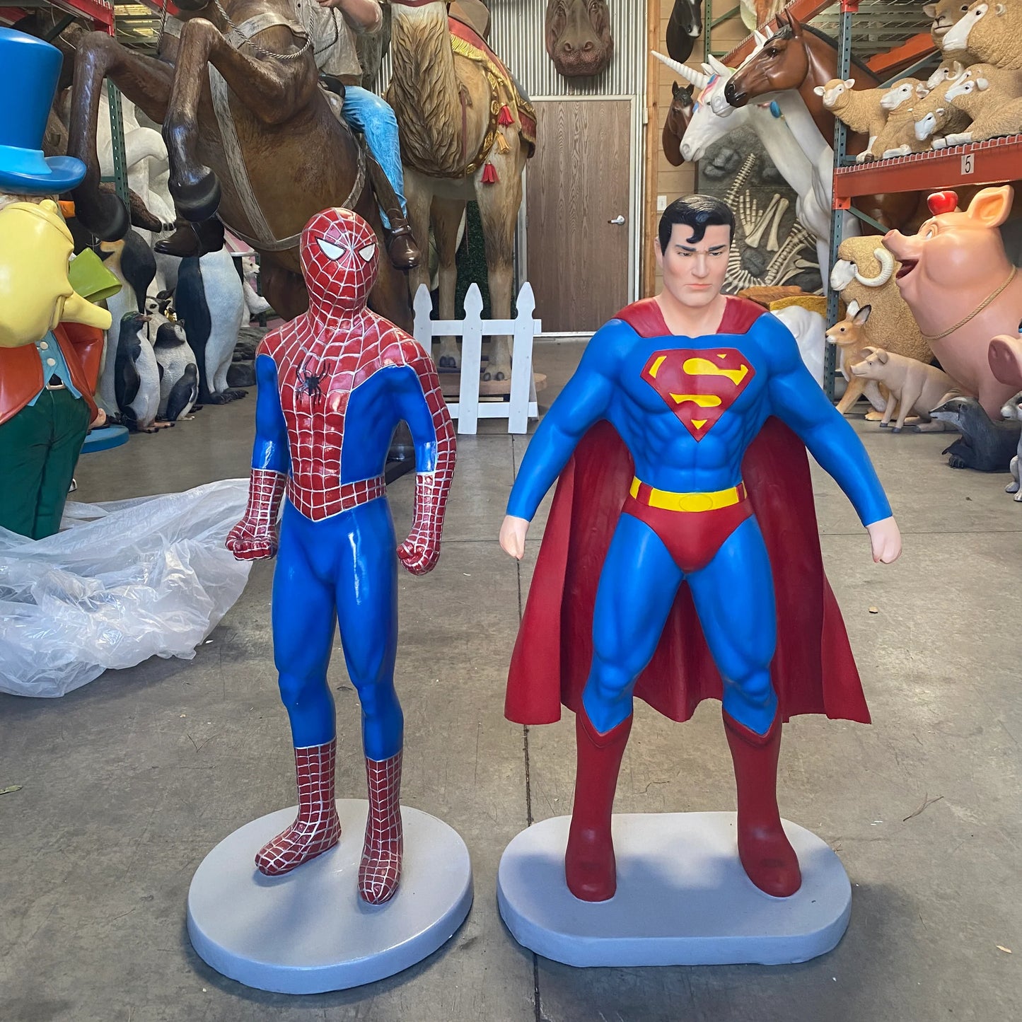 Small Sticky Super Hero Statue