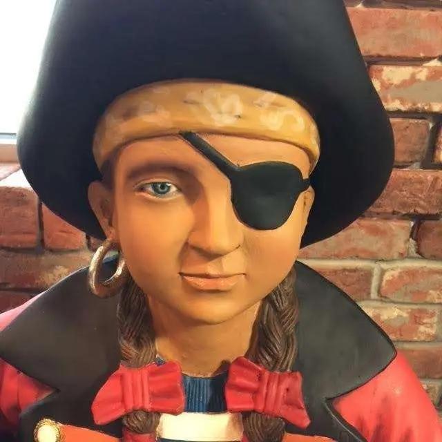 Pirate Girl Statue LS219-2470-A