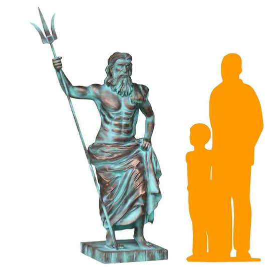 Poseidon King of the Sea Statue LS227-3246-A