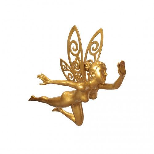 Hanging Gold Fairy Statue