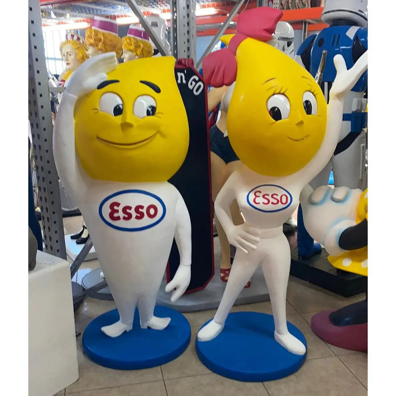 Oil Man Life Size Statue LS359M-SB-A