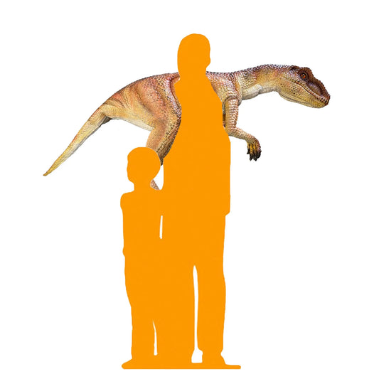 Orange Raptor Dinosaur Shoulder Puppet PO-DINOPUPET2