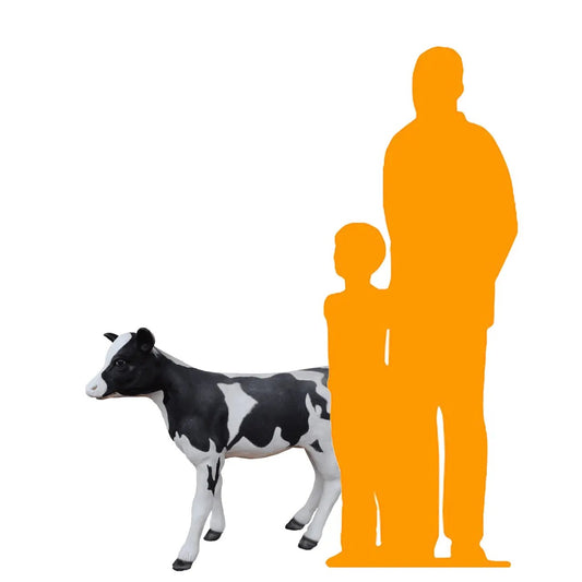 Holstein Calf Statue A0574-R007-PT