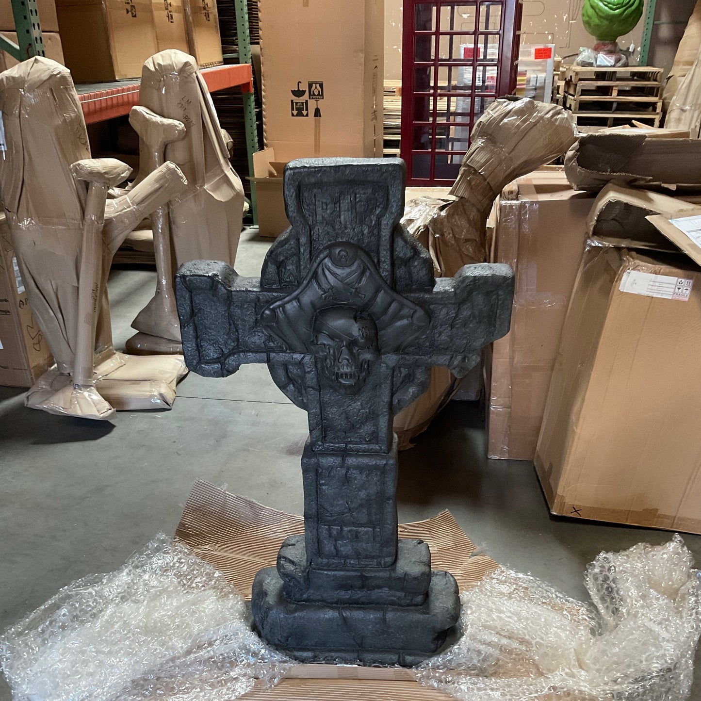 Pirate Tombstone Statue