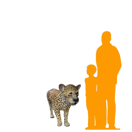 Leopard Statue A0745-R329-PT