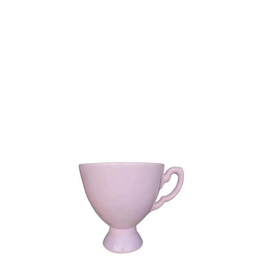 Pink Tea Cup Over Sized Statue - LM Treasures Prop Rentals