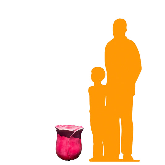 Rose Flower Stool F0221-ROSE-P