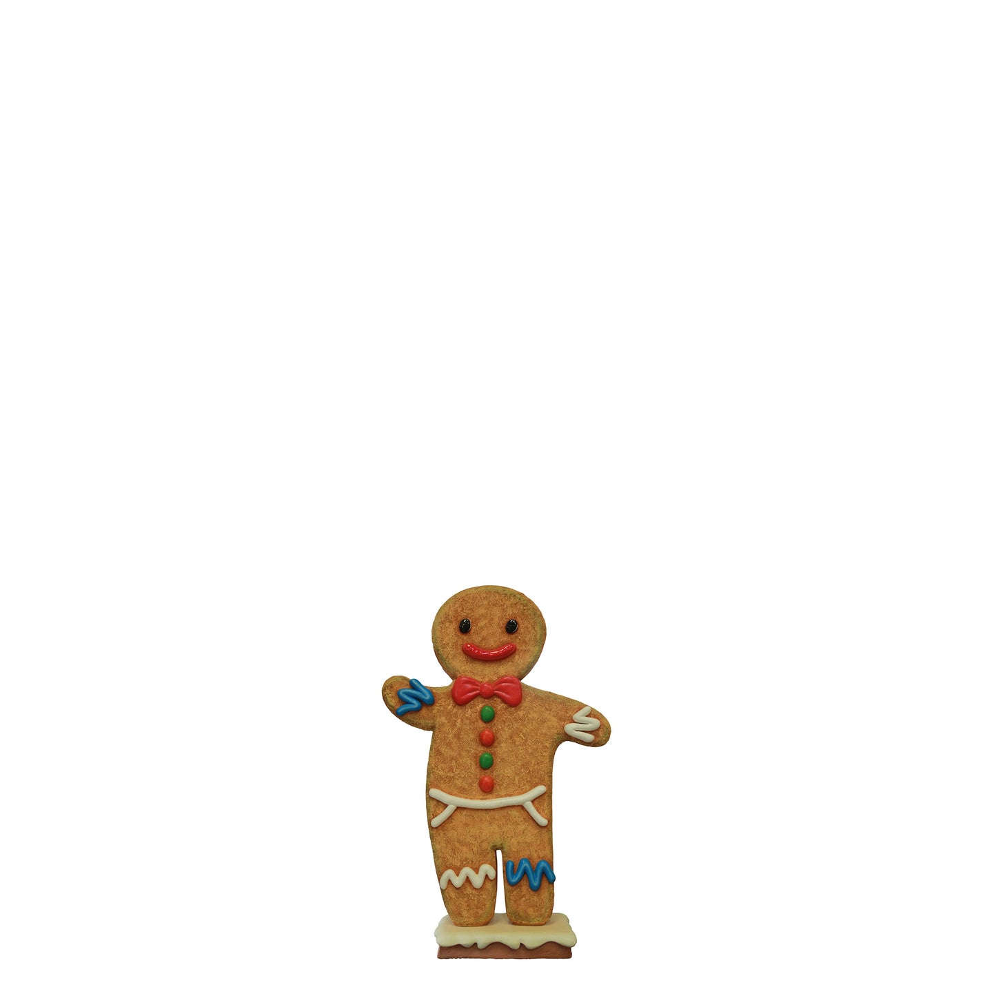 Small Gingerbread Papa Statue - LM Treasures Prop Rentals