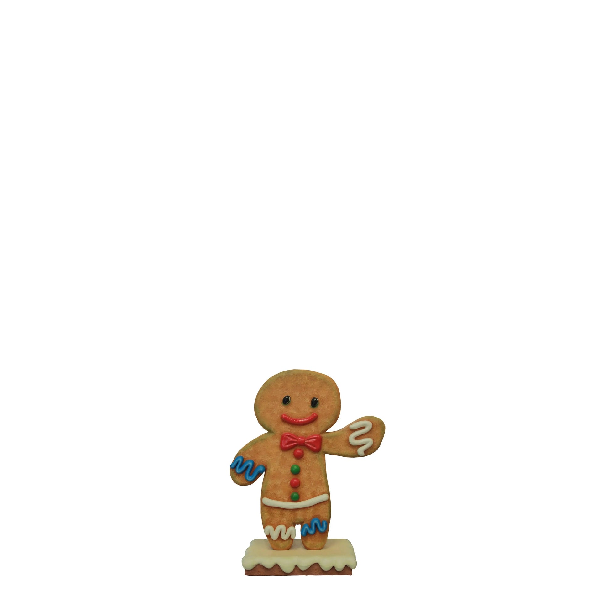 Small Gingerbread Boy Statue - LM Treasures Prop Rentals