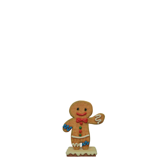 Small Gingerbread Boy Statue - LM Treasures Prop Rentals