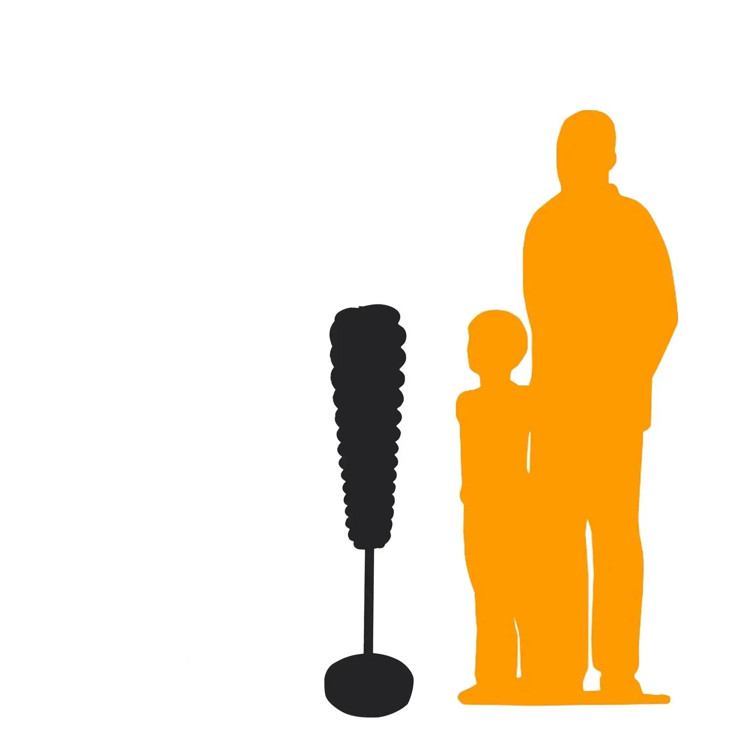 Small Red Twister Lollipop Statue R0288-S104-PT