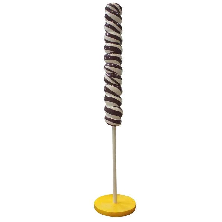 Large Purple Twist Pop Statue - LM Treasures Prop Rentals