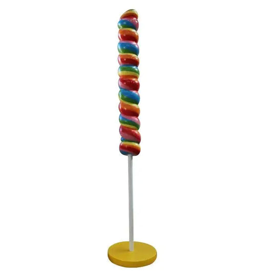 Large Rainbow Twist Pop Statue - LM Treasures Prop Rentals