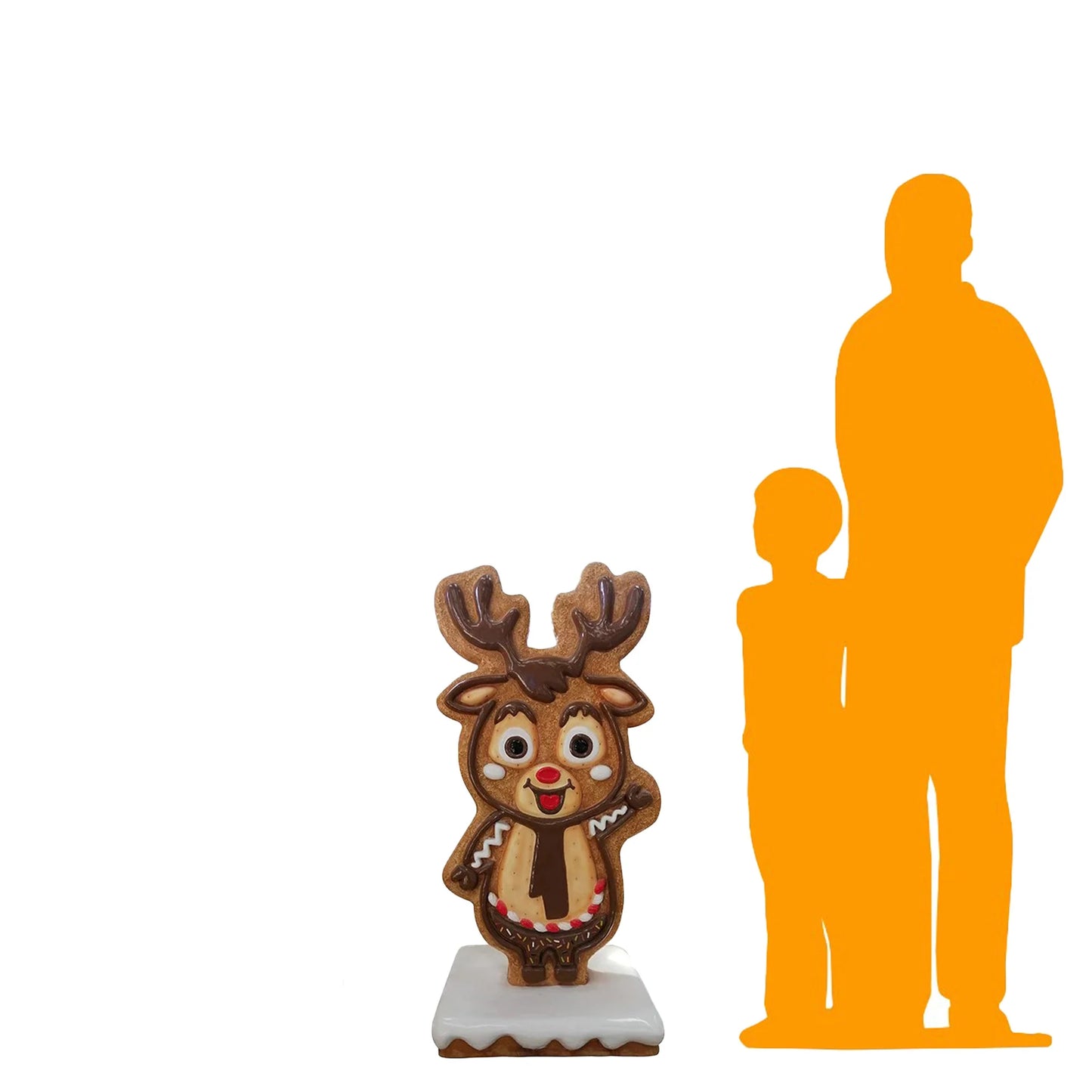 Gingerbread Reindeer Statue