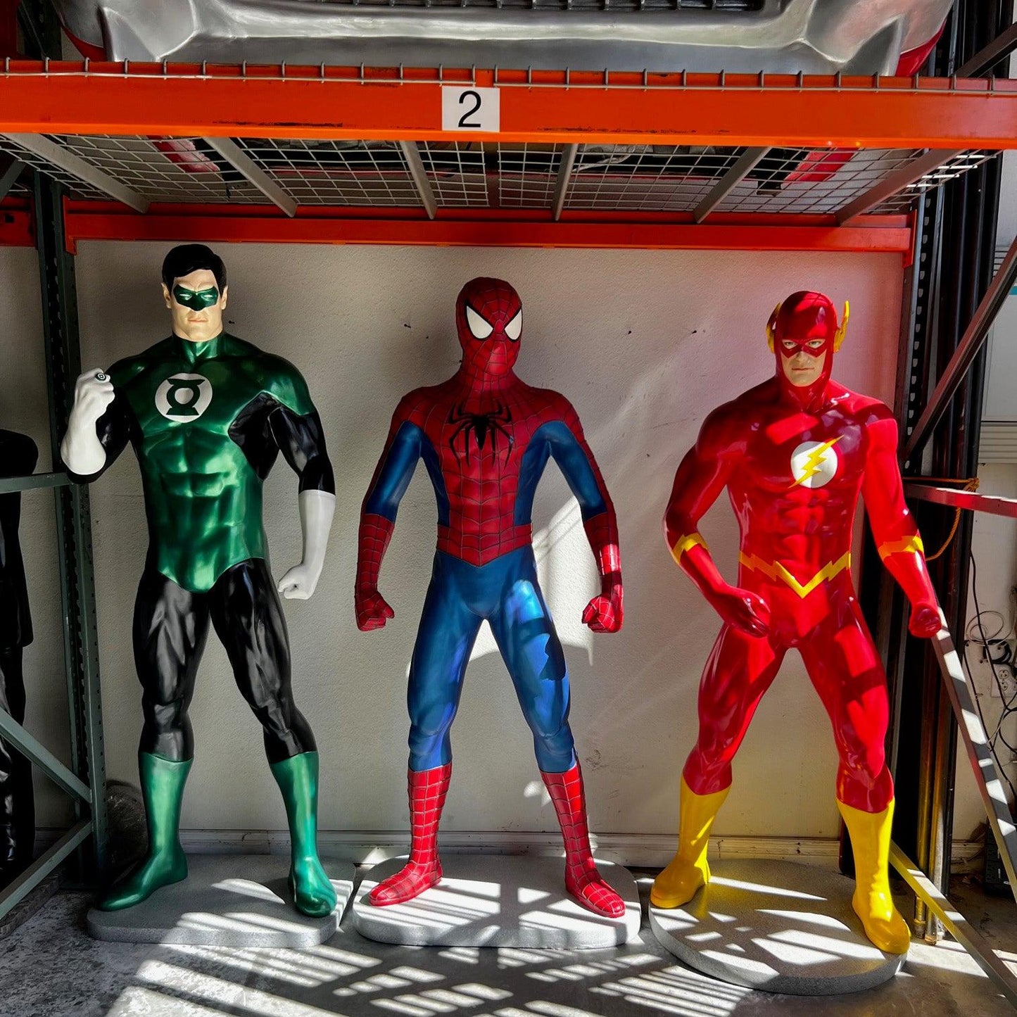 Speedy Super Hero Life Size Statue