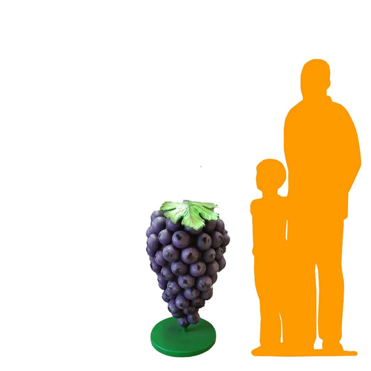 Purple Grapes Statue R0367-VM-A