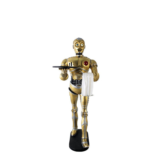 Android Robot Butler Statue - LM Treasures Prop Rentals