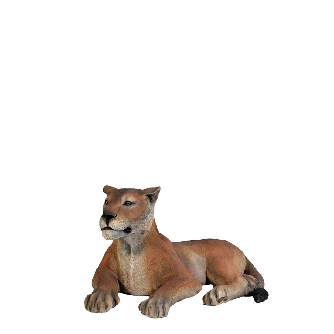 Laying Lioness Life Size Statue - LM Treasures Prop Rentals