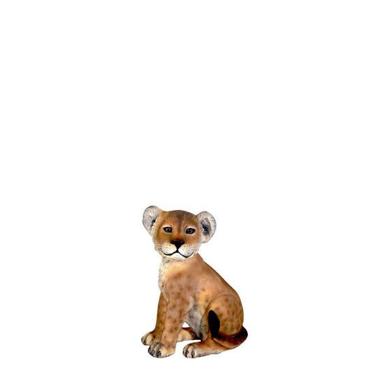 Lion Cub Sitting Statue - LM Treasures Prop Rentals