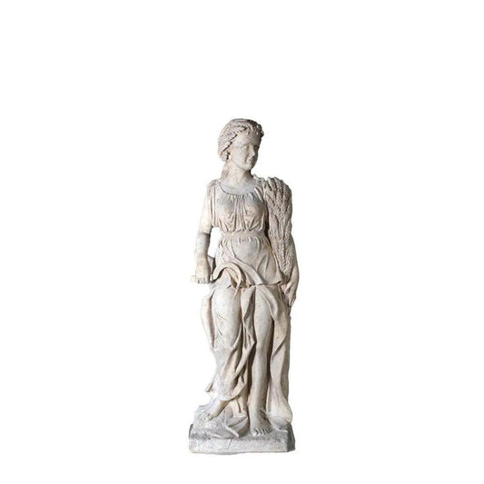 Summer Season Stone Statue - LM Treasures Prop Rentals