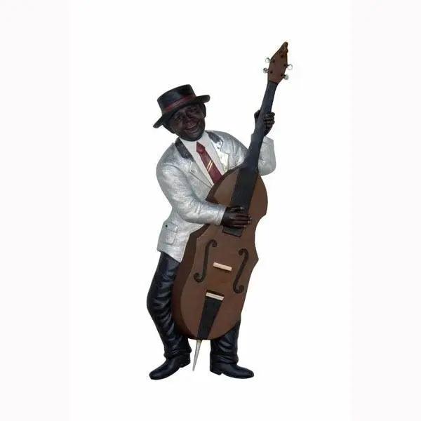 Jazz Band Bass Guitar Player Wall Decor - LM Treasures Prop Rentals