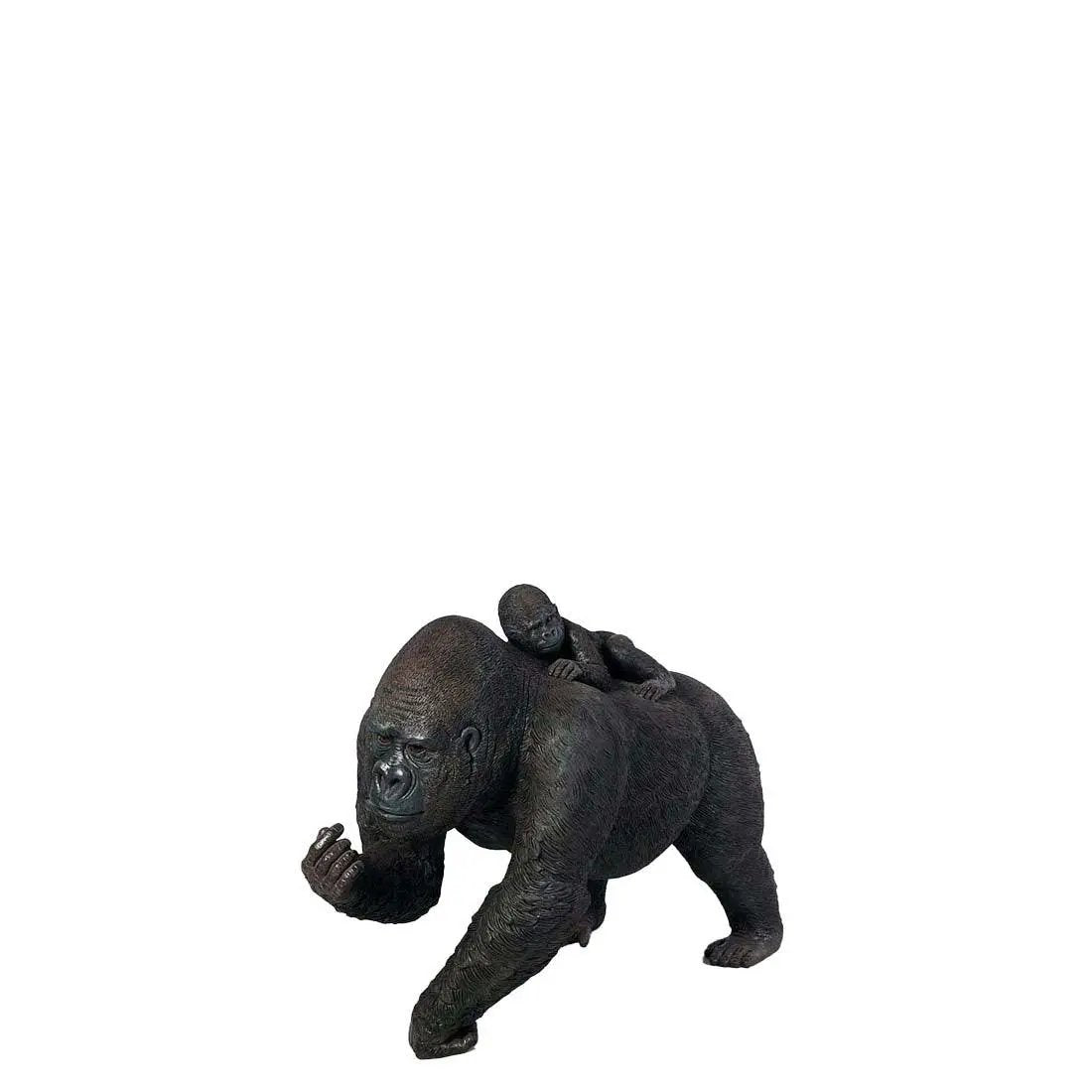 Gorilla With Baby Statue - LM Treasures Prop Rentals