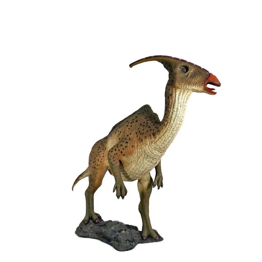 Parasaurolophus Dinosaur Life Size Statue - LM Treasures Prop Rentals