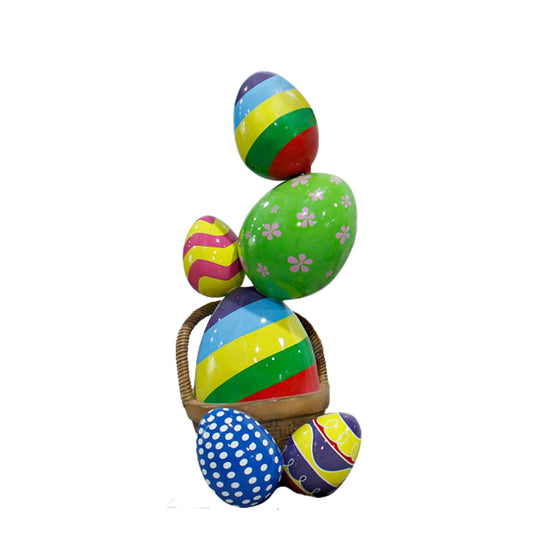 Easter Egg Tower Statue - LM Treasures Prop Rentals