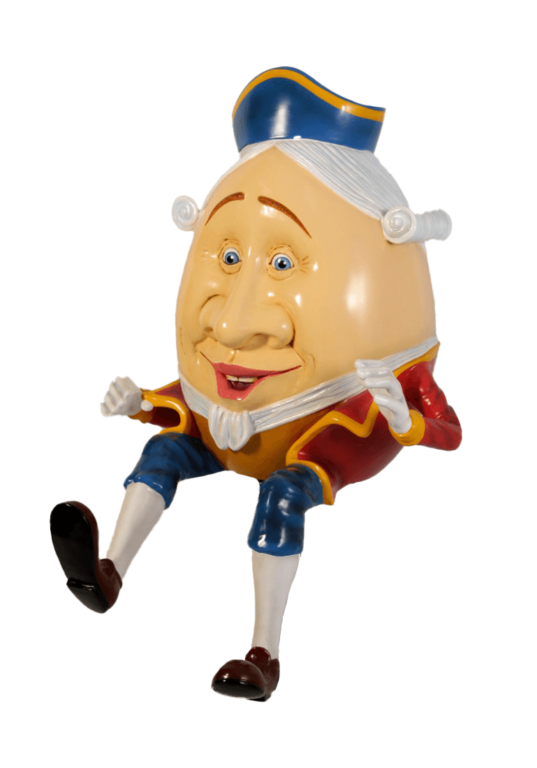 Humpty Dumpty Statue - LM Treasures Prop Rentals