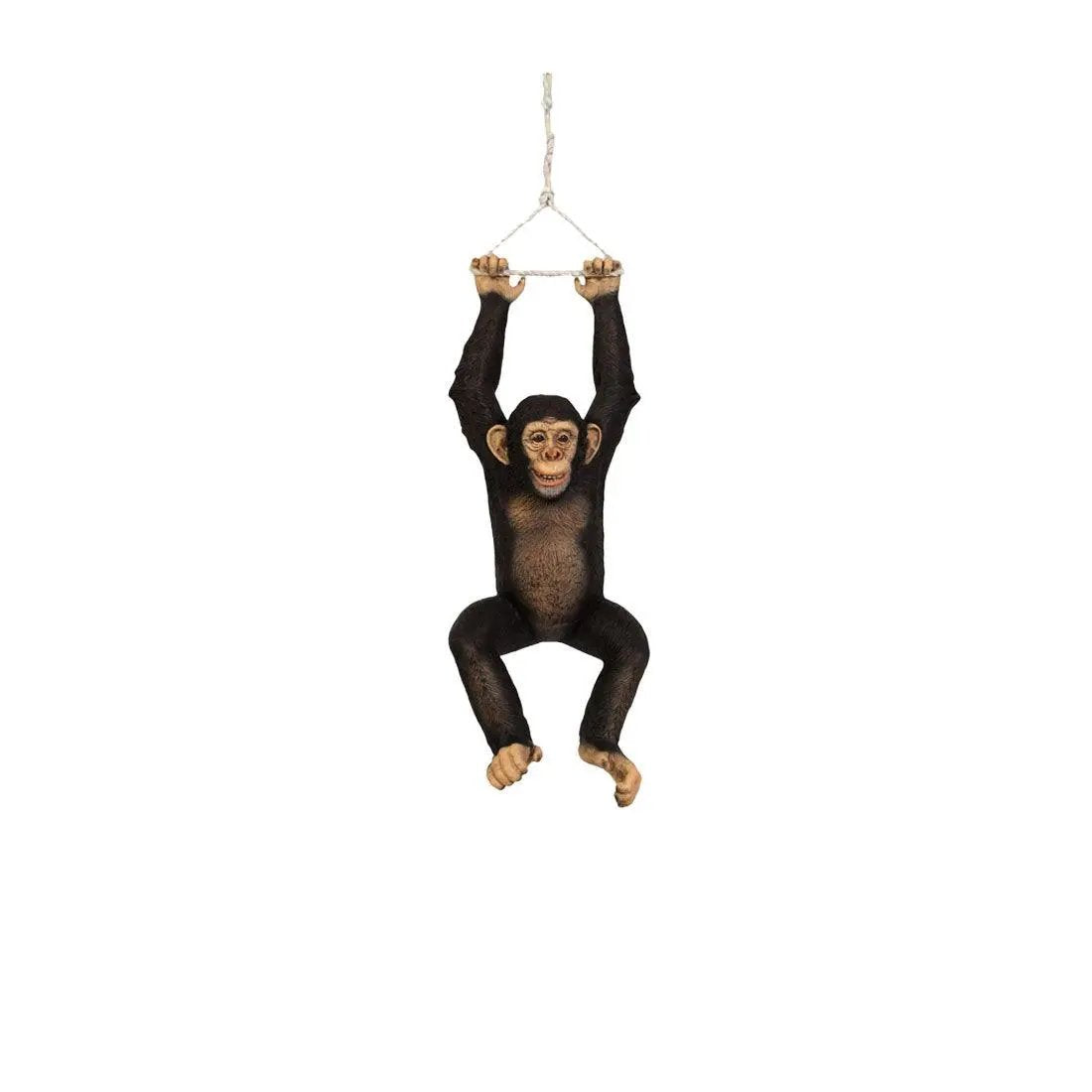 Hanging Monkey On Rope Statue - LM Treasures Prop Rentals