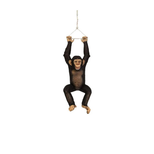 Hanging Monkey On Rope Statue - LM Treasures Prop Rentals