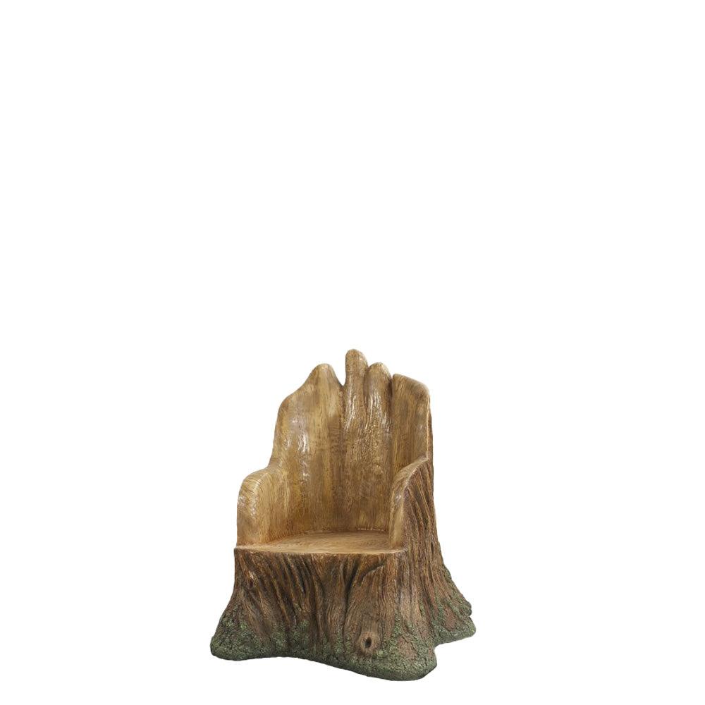 Tree Trunk Throne Statue - LM Treasures Prop Rentals